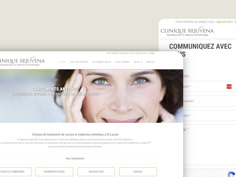 Clinique Rejuvena Complete Website